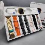 Original I20 Ultra Watch Max Suit Smart Watch + Earbuds (10 in 1 Set) (With Free Delivery)